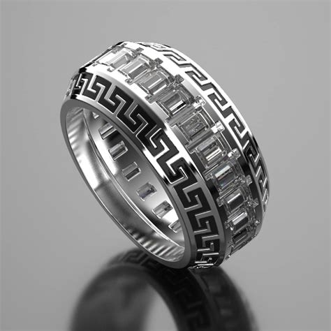 versace men's rings|Versace men's wedding rings.